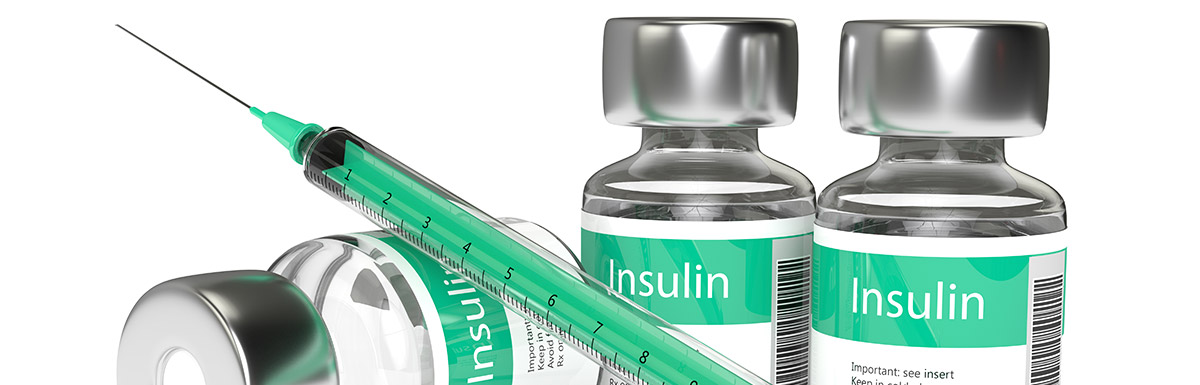 Insulin ist ein Hormon vom menschlichen Körper, das in isolierter Form zugeführt werden kann.